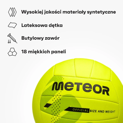 The Meteor Volleyball neon