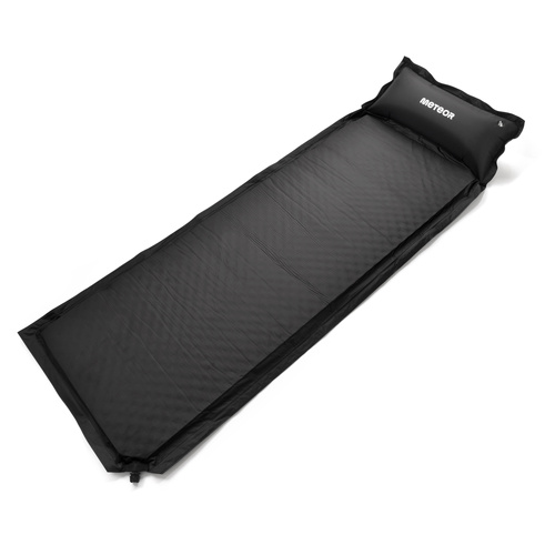 Self inflating mat Meteor 200×66×3,8 cm black