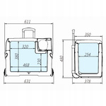 Portable refrigerator Meteor CX40