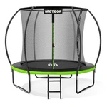 Trampoline Meteor TRP-8ft 243 cm green