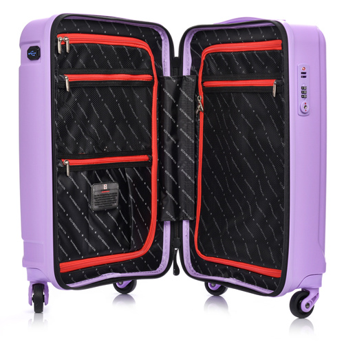 SwissBags Tourist Cabin Suitcase 55cm Purple