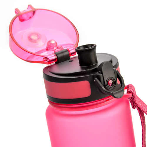 Bidon sportowy Meteor 350 ml różowy