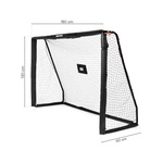 Meteor Football Goal 180x120x60 cm black