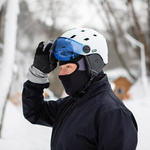 Ski helmet Meteor Glide L 58-61 cm white