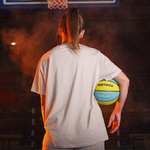 Basketball Meteor Layup 4 yellow/blue