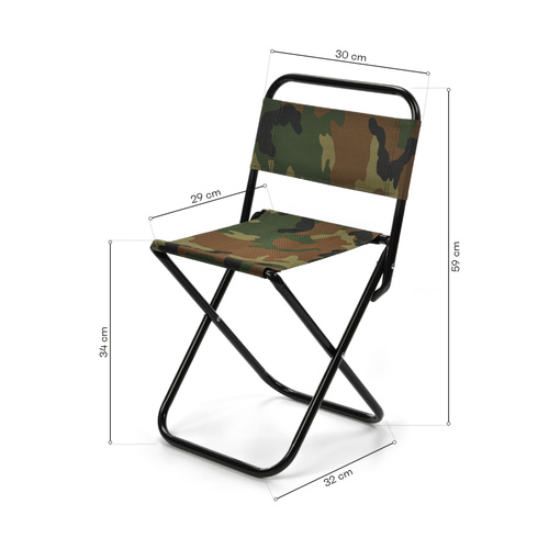 Meteor Verto folding chair moro