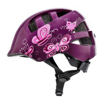 Kask rowerowy Meteor KS08 M 52-56 cm pink butterflies
