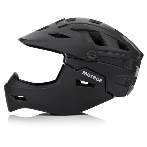 Full-face bicycle helmet Meteor Hydra S 51-55 cm black