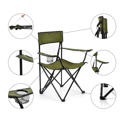 Meteor Seza folding chair khaki