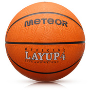 Piłka do koszykówki Meteor Layup 4 pomarańczowy
