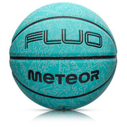 Piłka do koszykówki Meteor Fluo miętowy 7