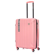 Średnia Walizka SwissBags Tourist 67cm Pastelowy różowy