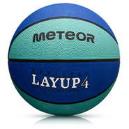 Piłka koszykowa Meteor Layup 4 niebieski