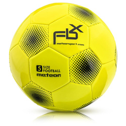 Piłka nożna Meteor FBX 5 neonowy żółty
