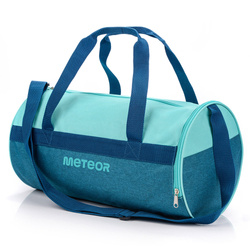 Torba fitness Meteor Siggy 25 l niebieski/miętowy